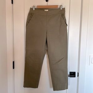 Kate Spade Live Colourfully ruffle front pant